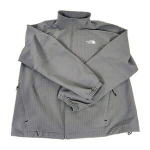 The North Face Tekware Jacket Men's Large Gray Flash Dry Lightweight Stretch